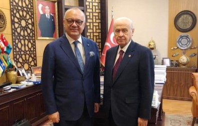 Başkan Ergün MHP Lideri Bahçeli'yi Ziyaret Etti