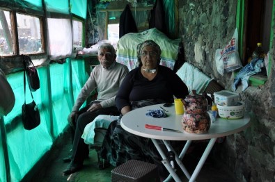 Kars'ta Yaşlı Çiftin Tek Odada Yaşam Mücadelesi