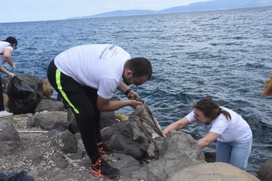 Kumkaya'ya Çevre Timi Eli Değdi