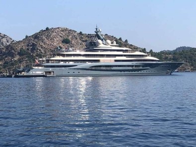 Amazon'un Sahibinin Lüks Yatı Kekova'da Görüntülendi