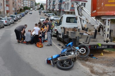 Sinop'ta Motosiklet Kazası Açıklaması 1 Yaralı