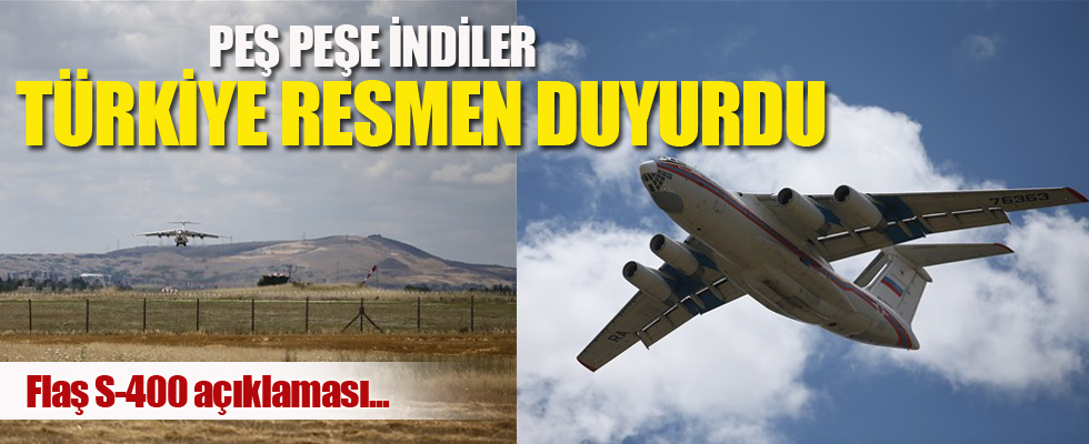 Milli Savunma Bakanlığı duyurdu! S-400'ler Ankara'da!