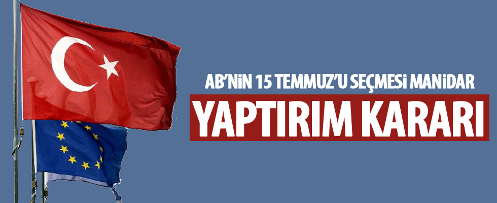 AB, Türkiye'ye yaptırım kararı aldı
