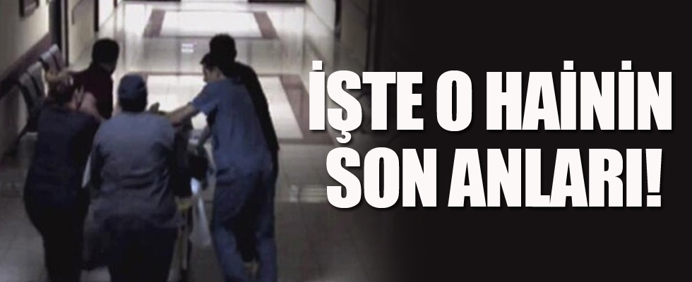 Hainin son anları güvenlik kamerasında