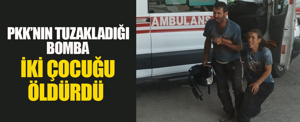 PKK'nın bombası 2 çocuğu öldürdü