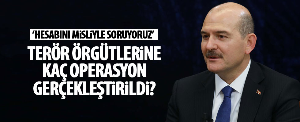 Süleyman Soylu'dan operasyonlarla ilgili açıklama!