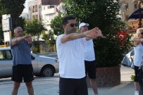 İSMAİL CEM - Başkan Günel, Kuşadalılarla Birlikte Sabah Sporu Yapıyor