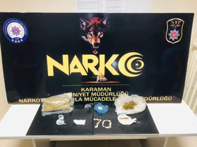 Karaman'daki Uyuşturucu Operasyonunda 5 Tutuklama