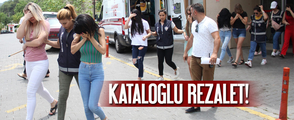 Kataloglu fuhuş çetesi operasyonuna 9 tutuklama
