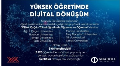 Anadolu Üniversitesi'nden Yükseköğretimde Dijital Dönüşüme Büyük Destek