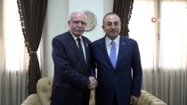 ÇAVUŞOĞLU - Dışişleri Bakanı Çavuşoğlu, Filistinli Mevkidaşı Maliki İle Bir Araya Geldi