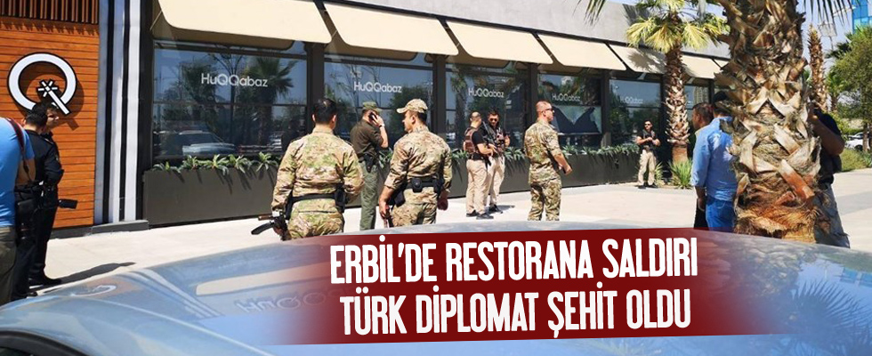 Erbil'de Başkonsolosluk görevlisi silahlı saldırıda şehit oldu