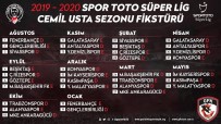 SANI KONUKOĞLU - İşte Gazişehir Gaziantep'in 2019-2020 Sezonu Fikstürü