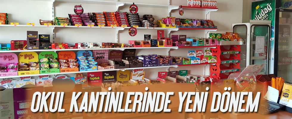 Okul kantinlerinde yeni dönem