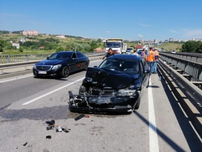 Samsun'da Otomobiller Çarpıştı Açıklaması 4 Yaralı