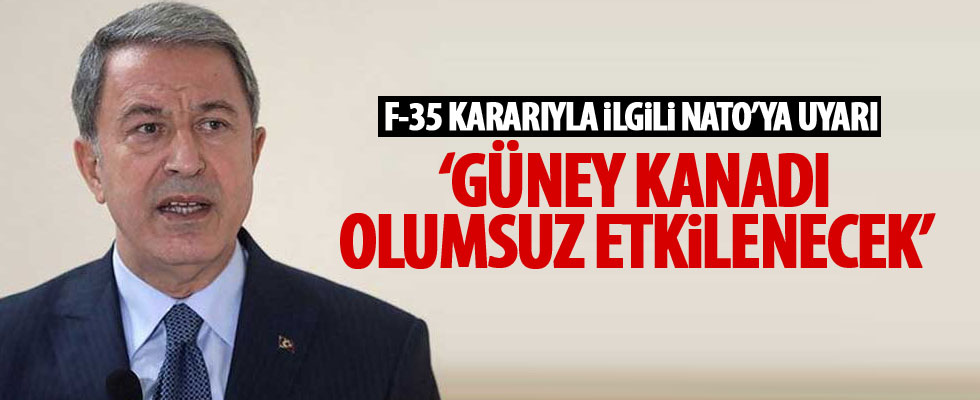 Akar'dan F-35 kararı açıklaması