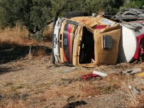 ÇıTAK - İzmir'de Vidanjör Devrildi Açıklaması 1 Yaralı