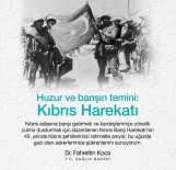 Bakan Koca'dan Kıbrıs Barış Harekatı Paylaşımı