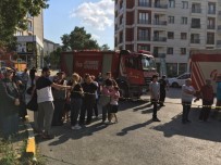 Çekmeköy'de Bir Apartmanda Yangın Paniği