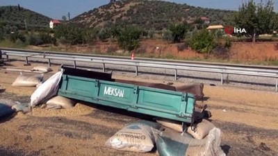 GÜNCELLEME - Devrilen Kamyon Traktöre Çarptı Açıklaması 2 Ölü
