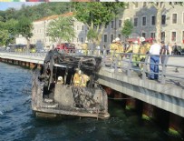 KIYI EMNİYETİ - İstanbul Boğazı'nda yatta yangın