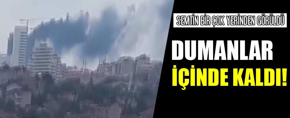 İstanbul'da korkutan yangın!