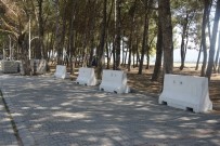 BURSA BÜYÜKŞEHİR BELEDİYESİ - İznik Gölünde Beton Bariyerli Tedbir