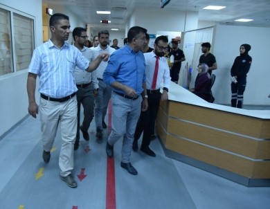 Müdür Sünnetçioğlu'ndan Erciş Devlet Hastanesine Ziyaret