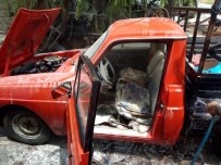 ASKI - Nallıhan'a Araç Yangını Büyümeden Söndürüldü