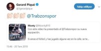 GERARD PİQUE - Pique, Trabzonspor'un Paylaşımını Beğendi