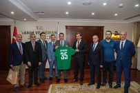 ORMAN BAKANI - Şampiyon Basketbol Takımından Bakan Pakdemirli'ye Forma