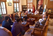DERYA KÖROĞLU - Tepebaşı Belediye Başkanı Ataç'tan Bilecik Belediye Başkanı Şahin'e Hayırlı Olsun Ziyareti