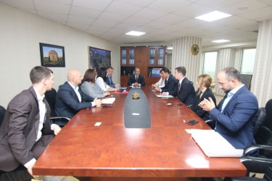 Yatırım Araştırması İçin Gelen Krasnador Heyeti Büyükşehir'i Ziyaret Etti