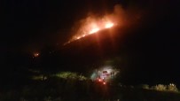 Aydın'da Yangın; Makilik Alanda Başlayan Yangın Ormana Doğru İlerliyor