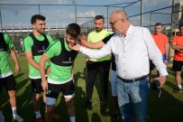 LEVENT DEVRIM - Başkan Ergün'den Futbolculara Moral
