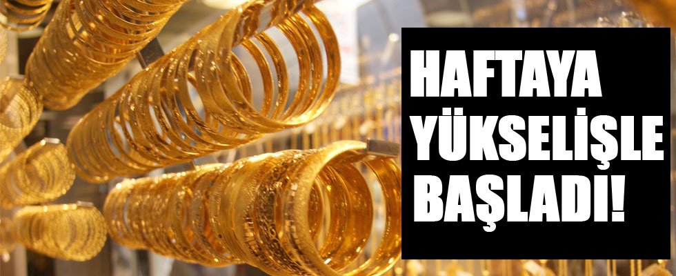 Gram altın 260,5 lira seviyelerinde