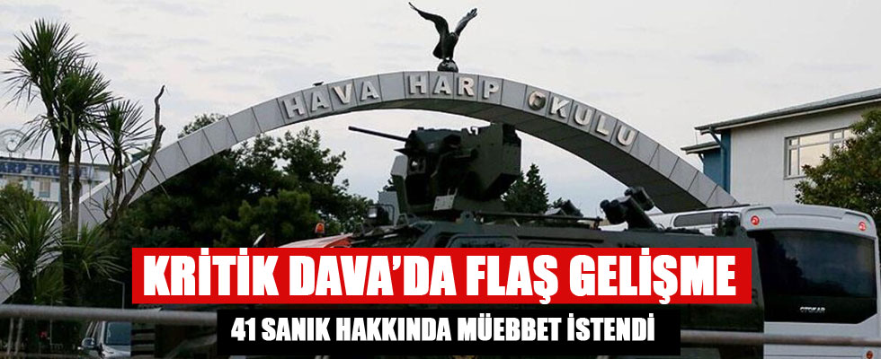 Hava Harp Okulu işgal davasında flaş gelişme