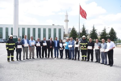 İtfaiyeden Din Görevlilerine Yangın Eğitimi