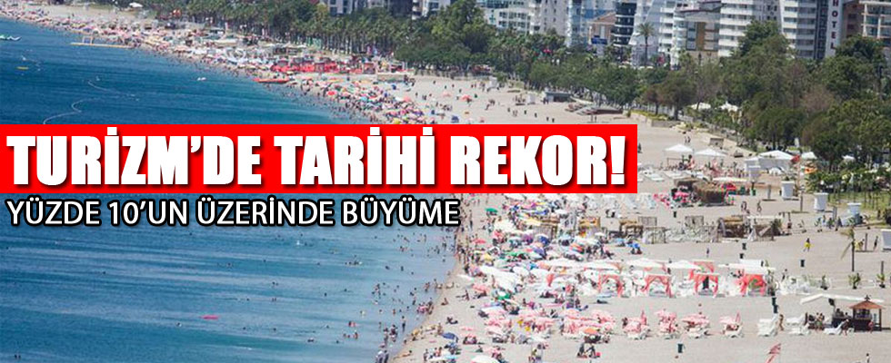'Türkiye, turizmde tarihi rekora koşuyor'