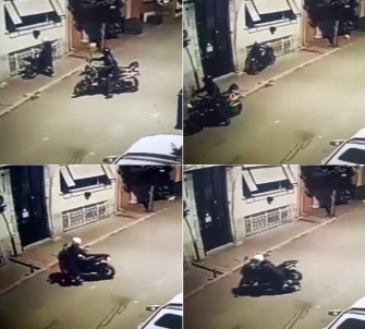 (Özel) Üsküdar'da 28 Saniyede Motosiklet Hırsızlığı Kamerada