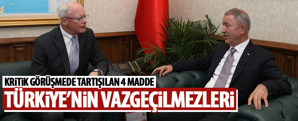 Türkiye'nin vazgeçilmez 4 maddesi!