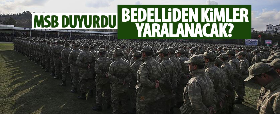 MSB'den bedelli duyurusu!