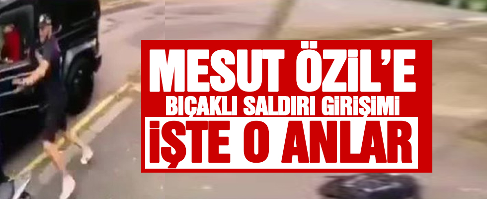 Mesut Özil'e bıçaklı saldırı girişimi