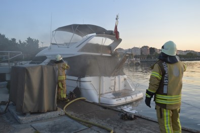 Ataköy Marina'da Yangın