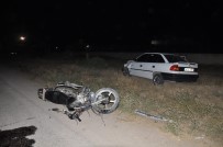 Kahramanmaraş'ta Motosiklet İle Otomobil Çarpıştı Açıklaması 1'İ Ağır 2 Yaralı