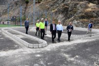 KAMURAN TAŞBILEK - Trafik Çocuk Eğitim Parkında Çalışmalar Sürüyor