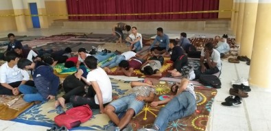 Aksaray'da 78 Kaçak Göçmen Yakalandı
