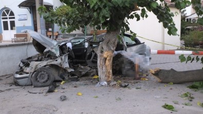 Balıkesir'de Otomobil Ağaca Çarptı Açıklaması 1 Ölü