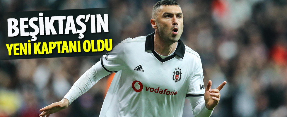 Beşiktaş'ın yeni kaptanı Burak Yılmaz oldu