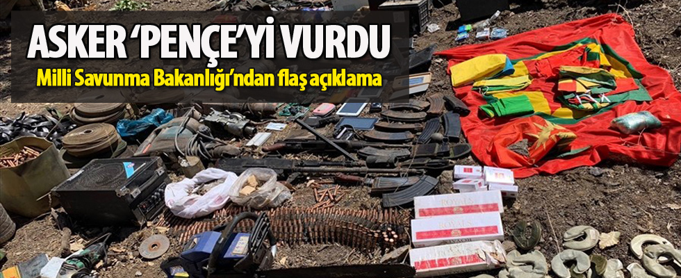 Pençe-2 Harekâtı'nda çok sayıda mühimmat ele geçirildi